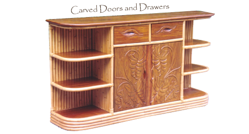 Carved Executive Desk