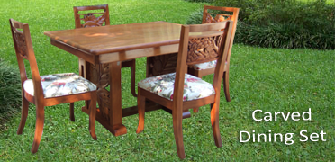 Carved Dining Set