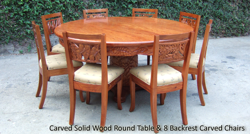 Carved Dining Set