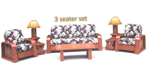 Hilohattie 3 seater set