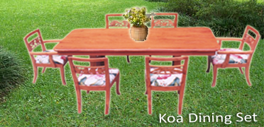 Koa Dining Set