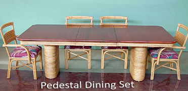 Pedestal Dining Set