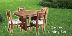 Carved Dining Set