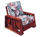 Side Carved Arm Chair