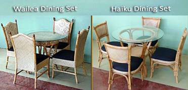 Wailea and Hailu Dining Set